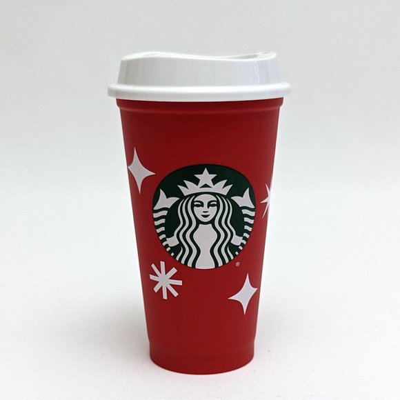 New 2022 Starbucks Reusable Holiday Red Hot Travel Cup 16oz Christmas Grande - Picture 1 of 3